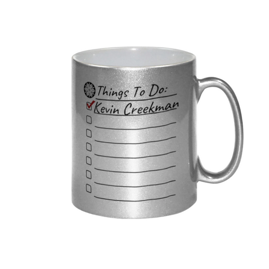 Limited Edition "Things To-Do" Metallic Creekman Mug