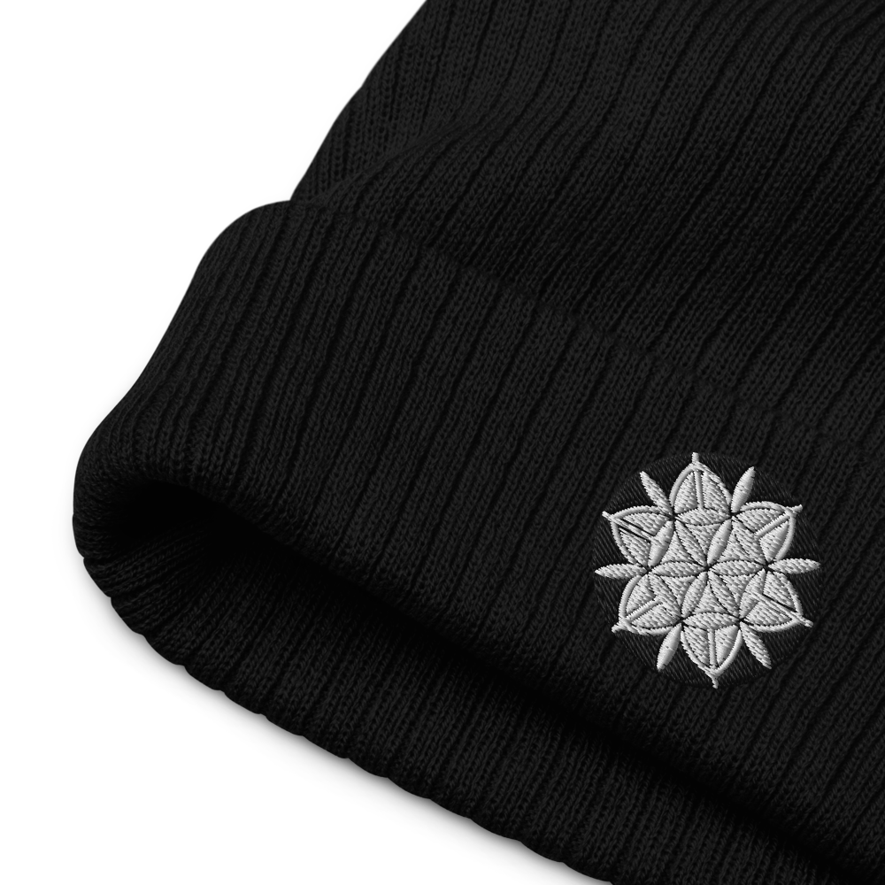 Kevin Creekman Black Beanie with Fully Embroidered Logo